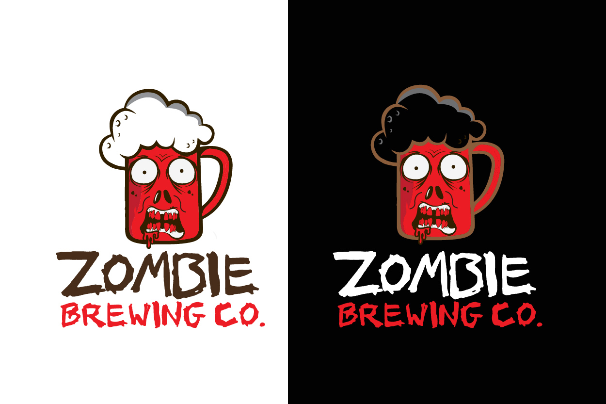 Logo Design by #hashtag_DEsigN for Zombie Brewing Company | Design #19533856