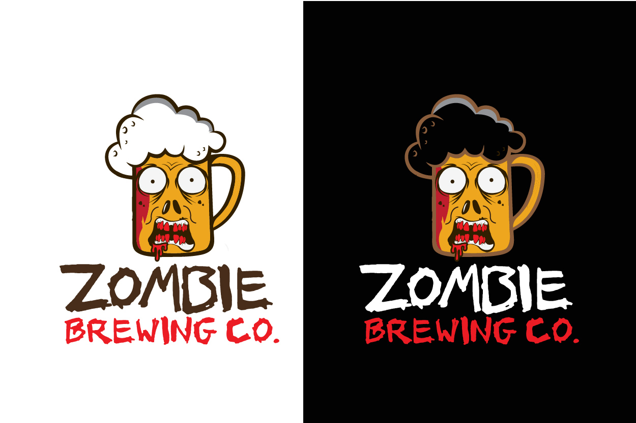 Logo Design by #hashtag_DEsigN for Zombie Brewing Company | Design #19534299