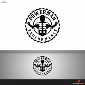 Powerman Performance | Logo Design by Graphic Bricks
