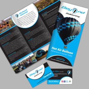 Brochure for Hot Air Ballooning Tour Company | Diseño de Brochure por Ashley Erasmus