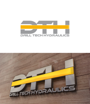 DTH - Drill Tech Hydraulics | Logo Design by trufya