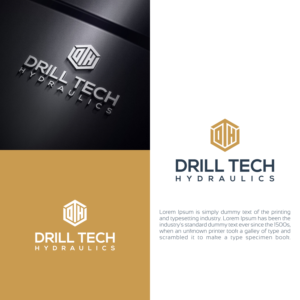 DTH - Drill Tech Hydraulics | Logo Design by untung bertubi-tubi