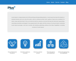 Diseño Con Ícono por Tripti Ranjan Gain para Plus Consulting | Diseño: #19549777