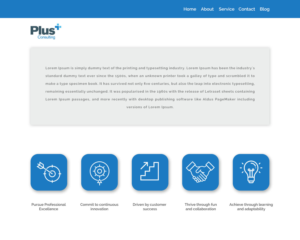 Diseño Con Ícono por Tripti Ranjan Gain para Plus Consulting | Diseño: #19558783