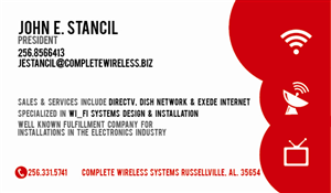 Business Card Design by Figtree Studio for Complete Wireless Systems | Design #2918843