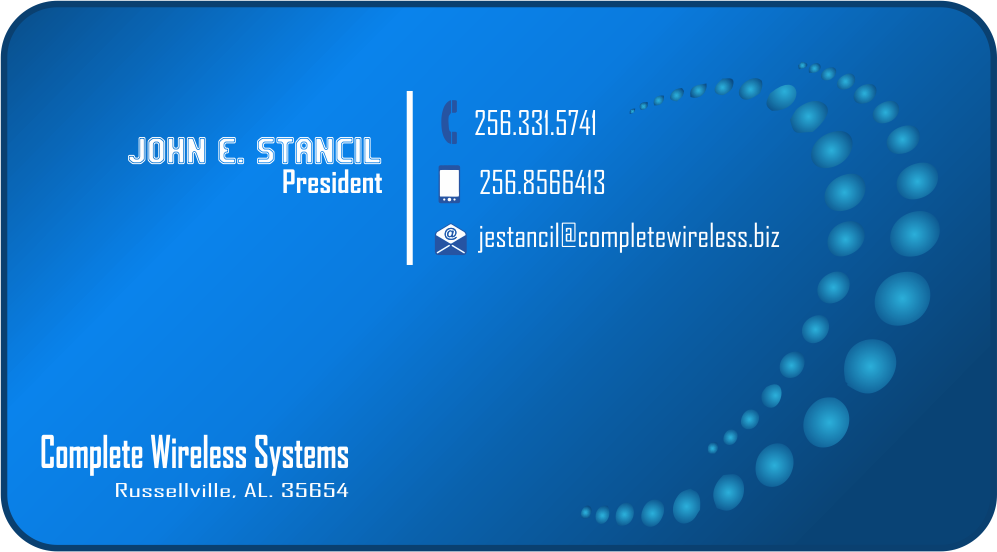 Business Card Design by RD for Complete Wireless Systems | Design #2901063