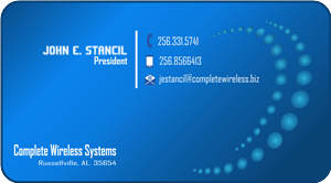 Business Card Design by RD for Complete Wireless Systems | Design: #2901063