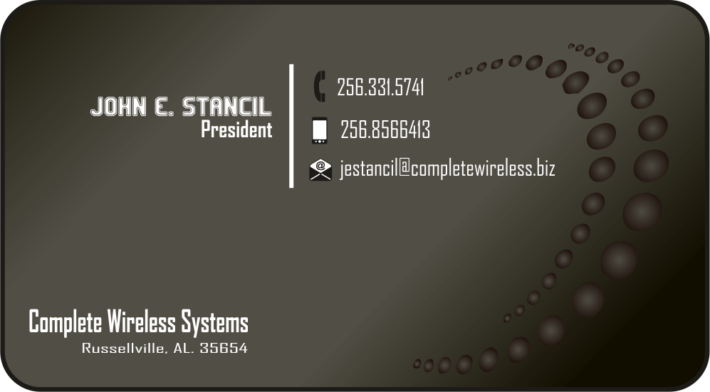 Business Card Design by RD for Complete Wireless Systems | Design #2901068