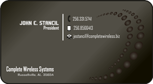 Business Card Design by RD for Complete Wireless Systems | Design: #2901068