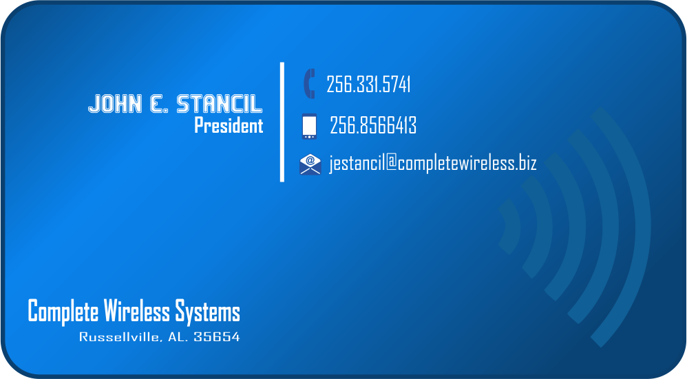 Business Card Design by RD for Complete Wireless Systems | Design #2901073