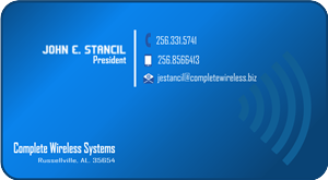 Business Card Design by RD for Complete Wireless Systems | Design: #2901073