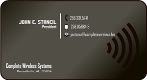 Business Card Design by RD for Complete Wireless Systems | Design: #2901080