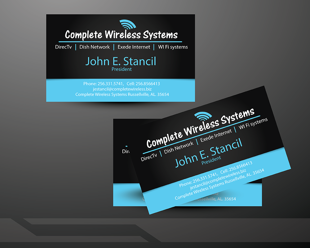 Diseño de Tarjeta de Presentación por CreativeMask para Complete Wireless Systems | Diseño #2901321