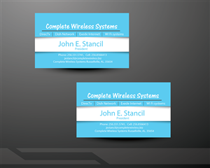 Business Card Design by CreativeMask for Complete Wireless Systems | Design: #2901324
