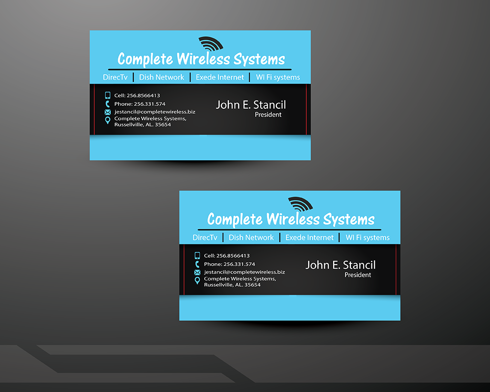 Business Card Design by CreativeMask for Complete Wireless Systems | Design #2901444