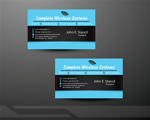 Business Card Design by CreativeMask for Complete Wireless Systems | Design: #2901444