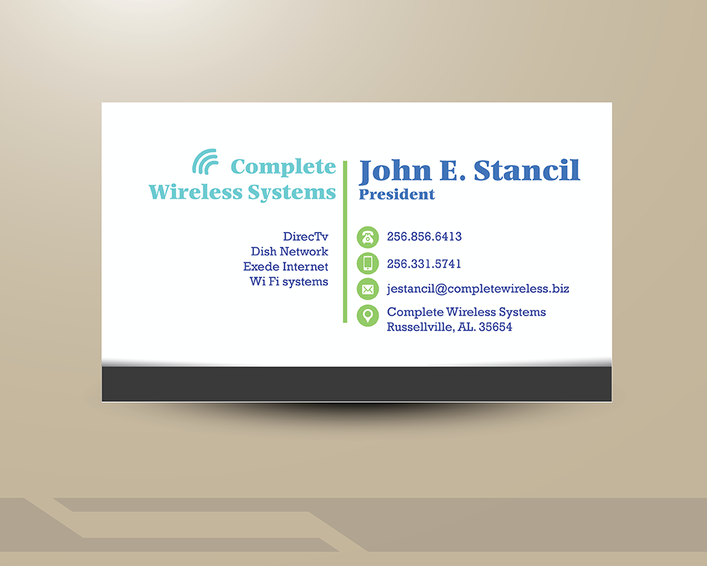 Business Card Design by CreativeMask for Complete Wireless Systems | Design #2912679