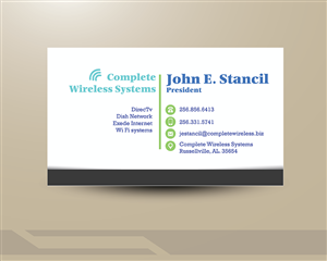Business Card Design by CreativeMask for Complete Wireless Systems | Design: #2912679