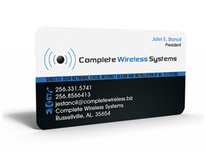 Business Card Design by Hardcore Design for Complete Wireless Systems | Design #2908973