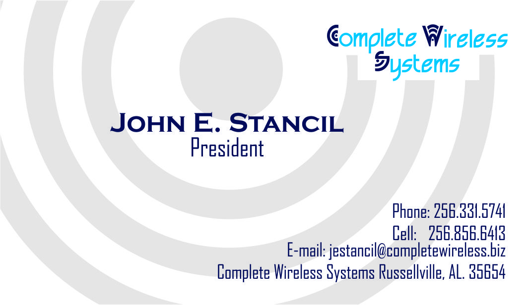 Visitenkarten-Design von cora für Complete Wireless Systems | Design #2905126