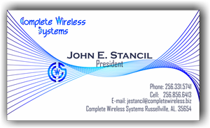 Business Card Design by cora for Complete Wireless Systems | Design #2909559
