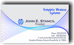 Business Card Design by cora for Complete Wireless Systems | Design: #2909851