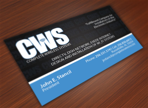 Business Card Design by jmesrine for Complete Wireless Systems | Design #2892237