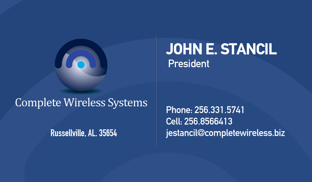 Business Card Design by ili.gr for Complete Wireless Systems | Design #2891121