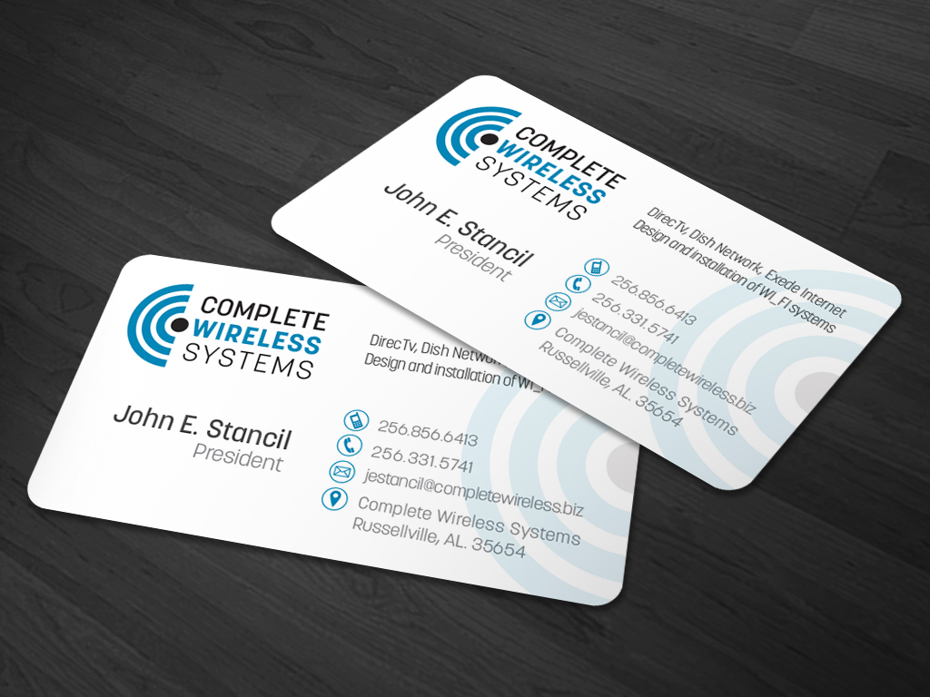 Business Card Design by kaatem for Complete Wireless Systems | Design #2948808