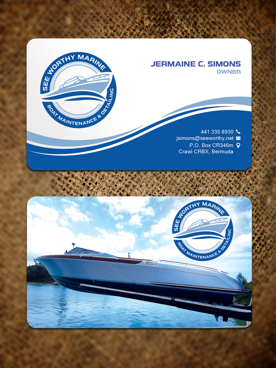 Modern, Professional, Marine Business Card Design for a Company by