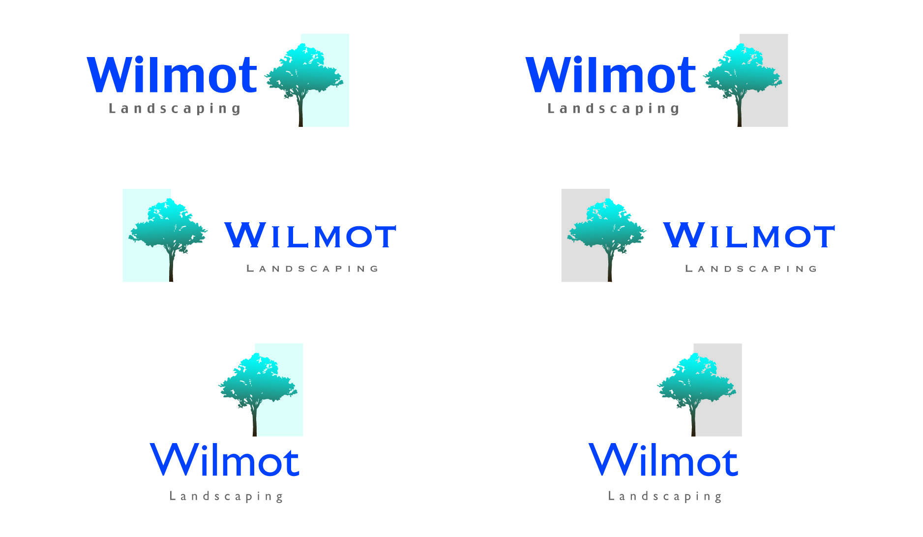 Logo Design by Christine Plumb for Wilmot Landscaping | Design #55331