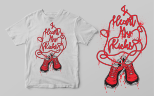 Sneaker Head T-shirt design..Athletic Shoe t-shirt design | Diseño de Camiseta por SAI DESIGNS