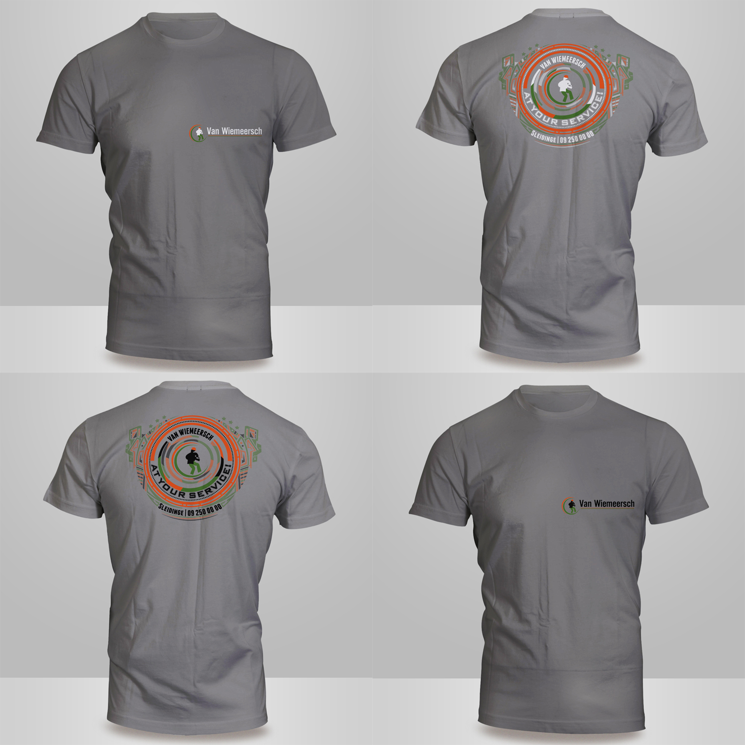 T-shirt Design by Kero for Marc Van Wiemeersch bvba | Design #19745252