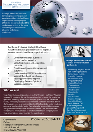 Business Valuation Tear Sheet - flyer | Flyer Design by TedAtkinson