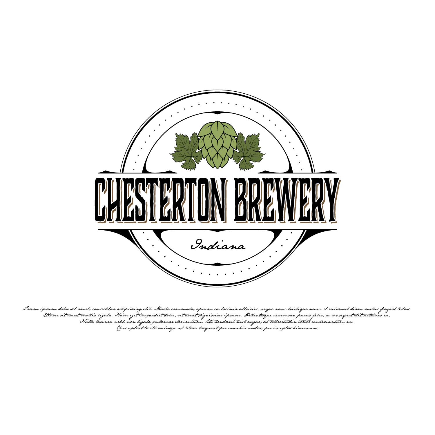 Logo Design by LaLinea for Chesterton Brewery | Design #19545410