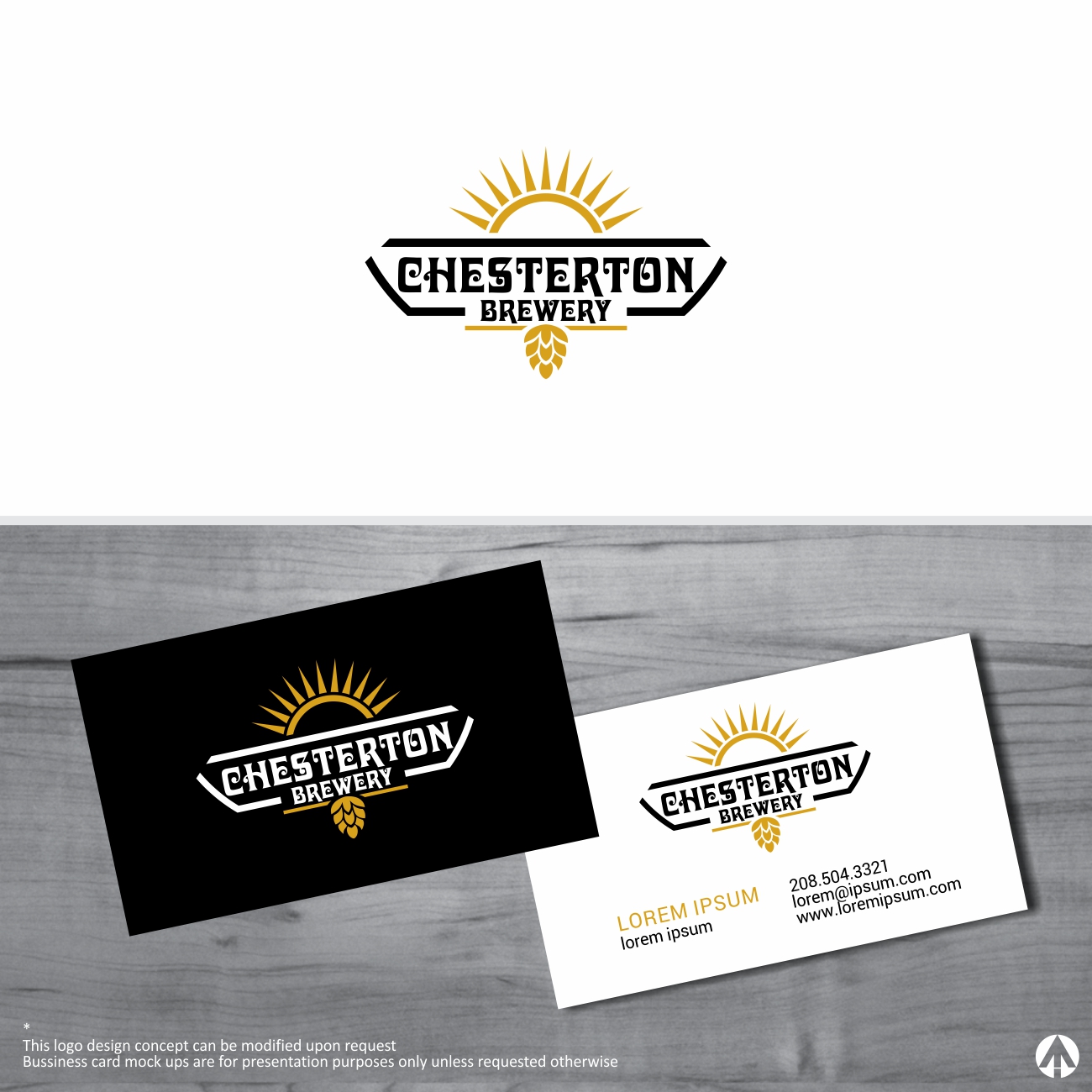 Logo Design by MBARO for Chesterton Brewery | Design #19549319