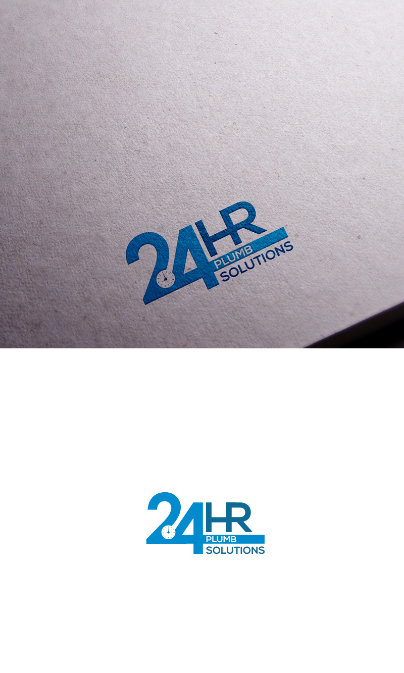 Logo Design by logo_s for 24HR Plumb Solutions  | Design #19544226