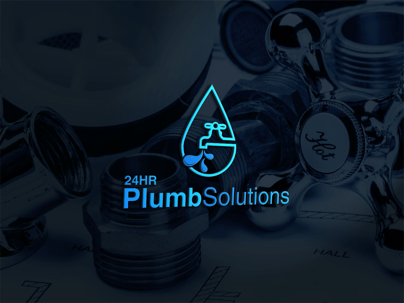 Logo Design by Deziners Zone for 24HR Plumb Solutions  | Design #19544474