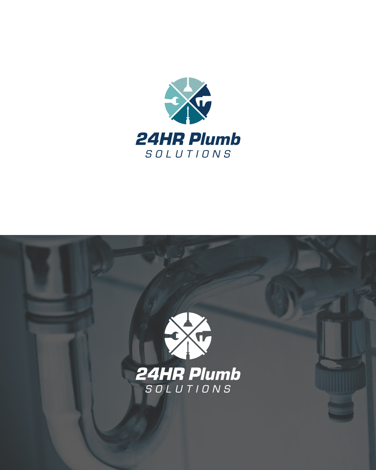 Logo Design by Roy for 24HR Plumb Solutions  | Design #19547438