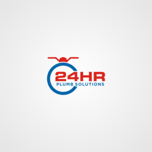 Logo Design by PAYUNG Media Creative for 24HR Plumb Solutions  | Design #19567001