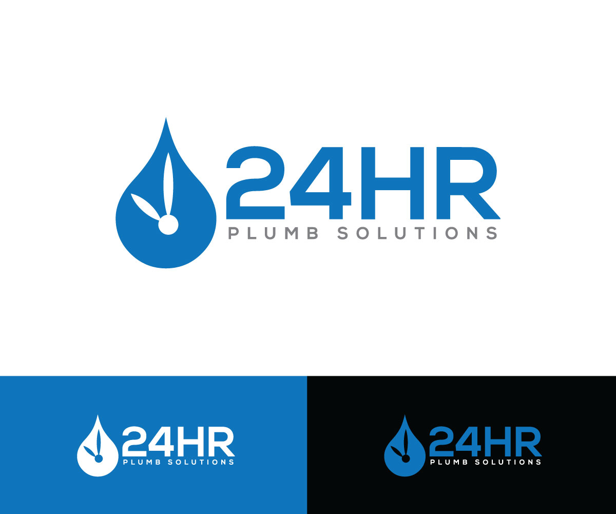Logo Design by designmind78 for 24HR Plumb Solutions  | Design #19556814