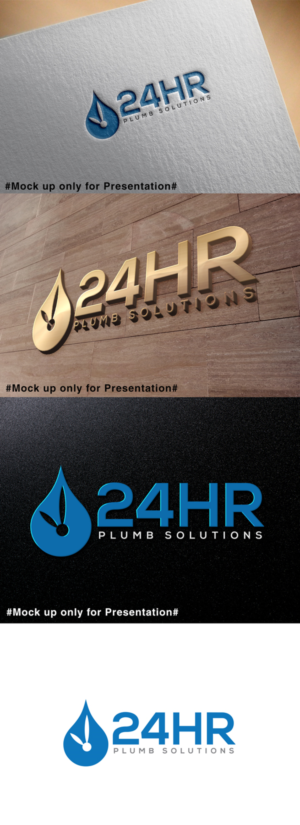 Logo Design by designmind78 for 24HR Plumb Solutions  | Design: #19556815