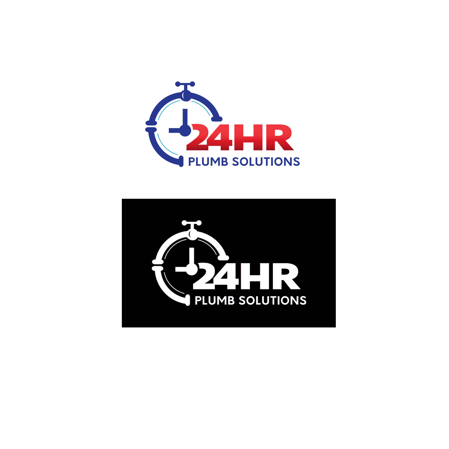 Logo Design by Finley Johnson for 24HR Plumb Solutions  | Design #19598359