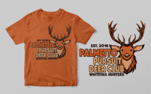 Deer Hunting T-Shirt Design | T-Shirt-Design von SAI DESIGNS