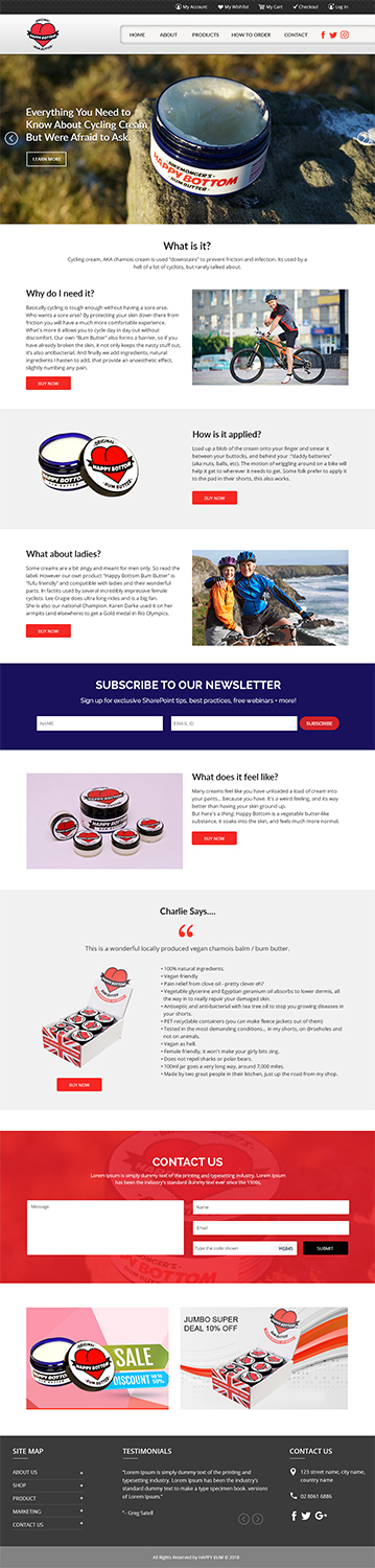 Diseño Web por onixdesign para Happy bottom au | Diseño #19598108