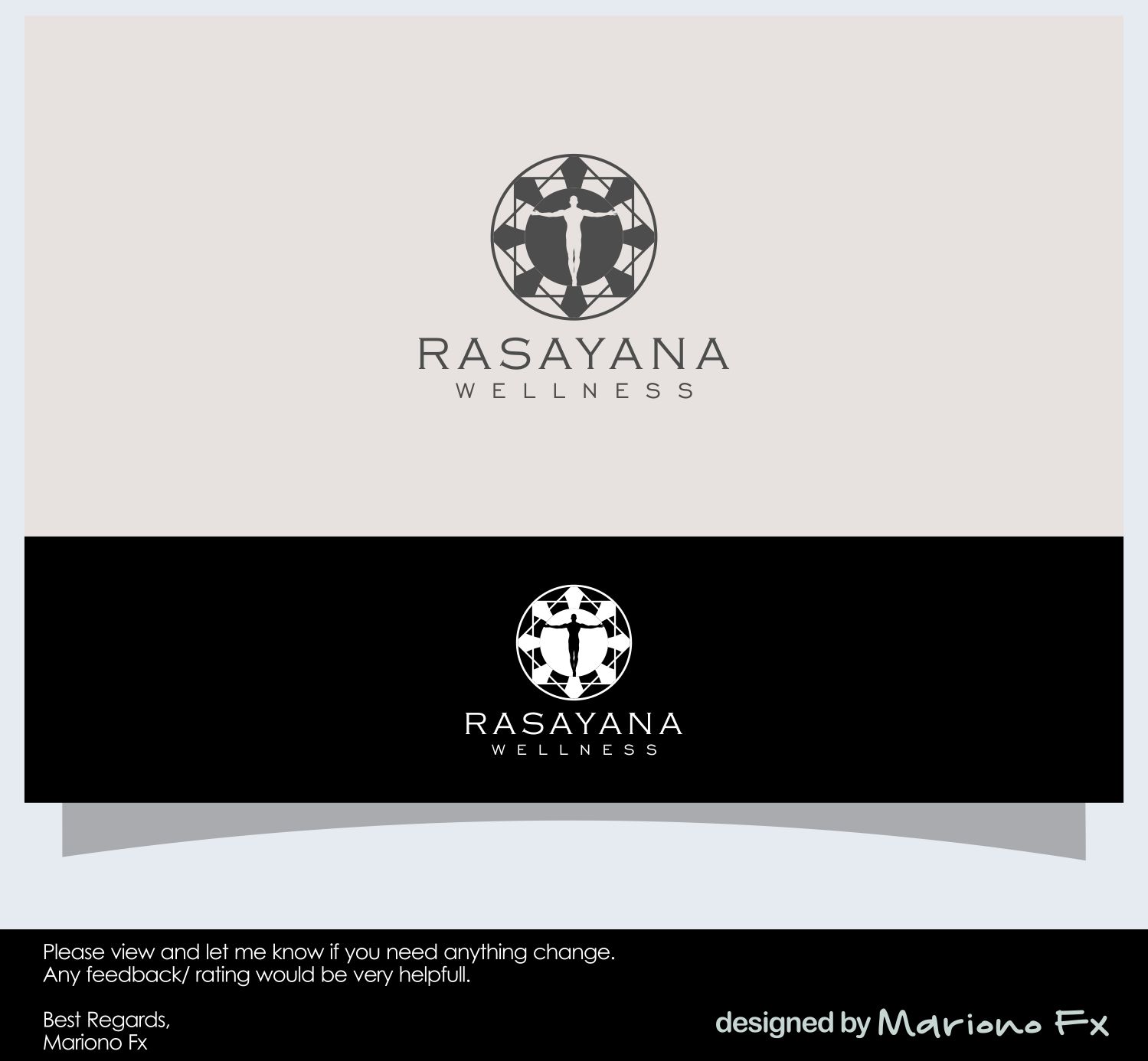 Logo Design by Mariono Fx for Rasayana Wellness | Design #19541891