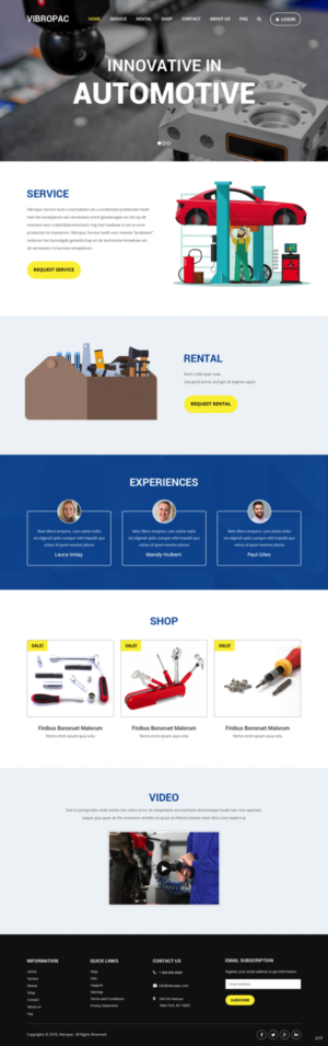 Web Design by pb for this project | Design: #19560077