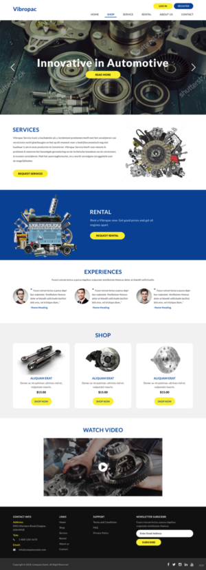 Web Design by pb for this project | Design: #19560082