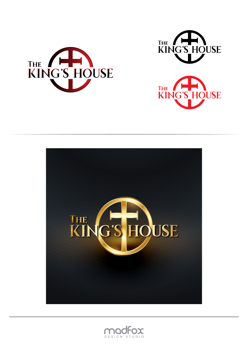 Logo Design by WILD FOX Desing Studio for The King's House | Design #19595003