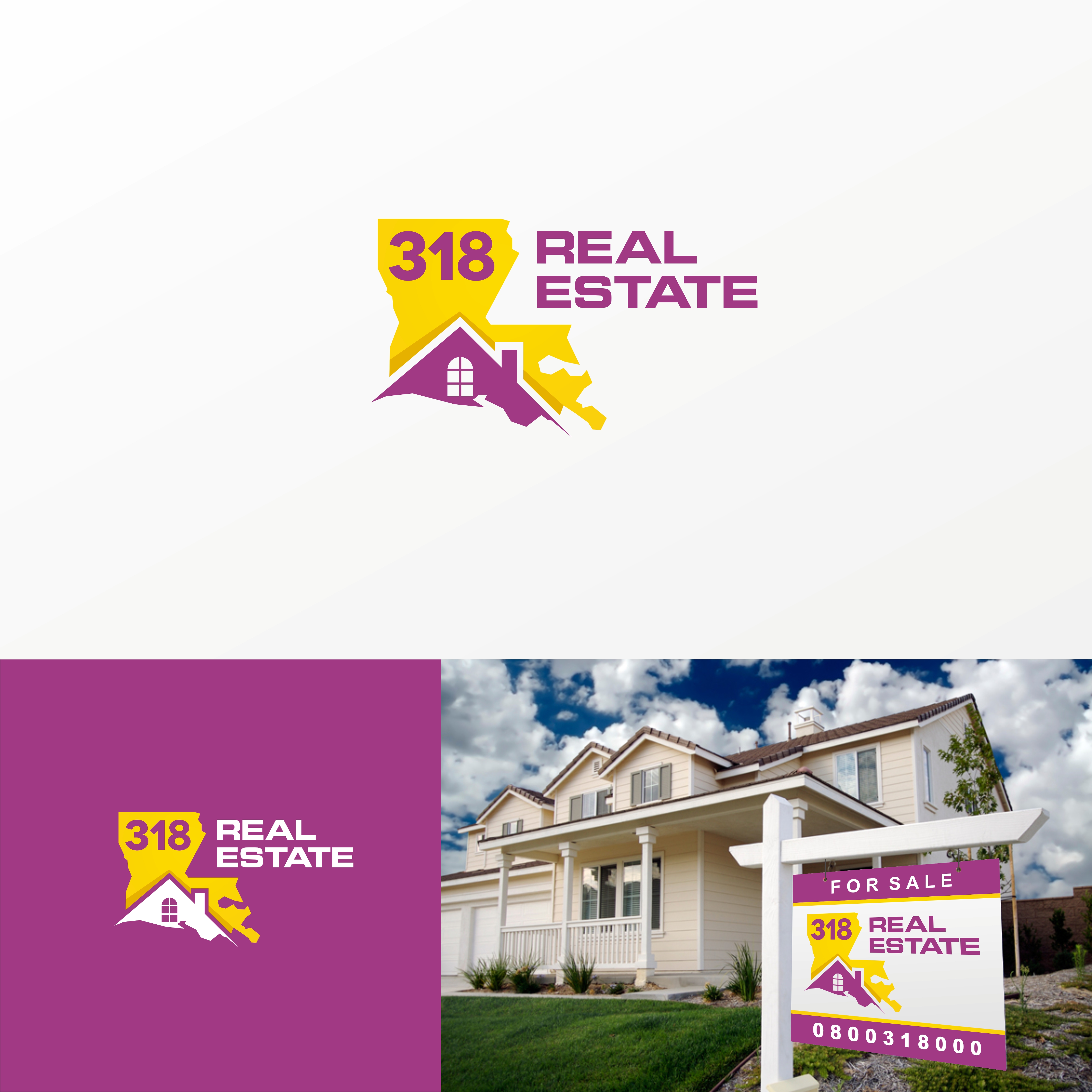 Logo Design by CKS d e s i g n for 318 Real Estate LLC | Design: #19552576